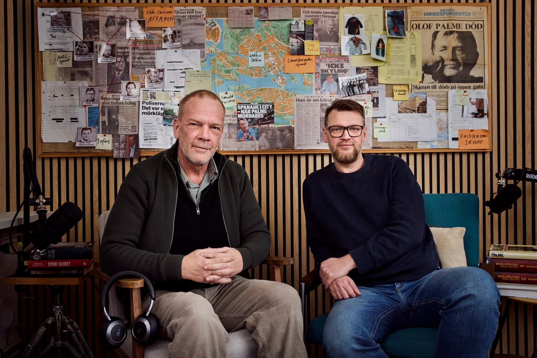 Podcastværterne Anders Christiansen og Christian Kirk Muff